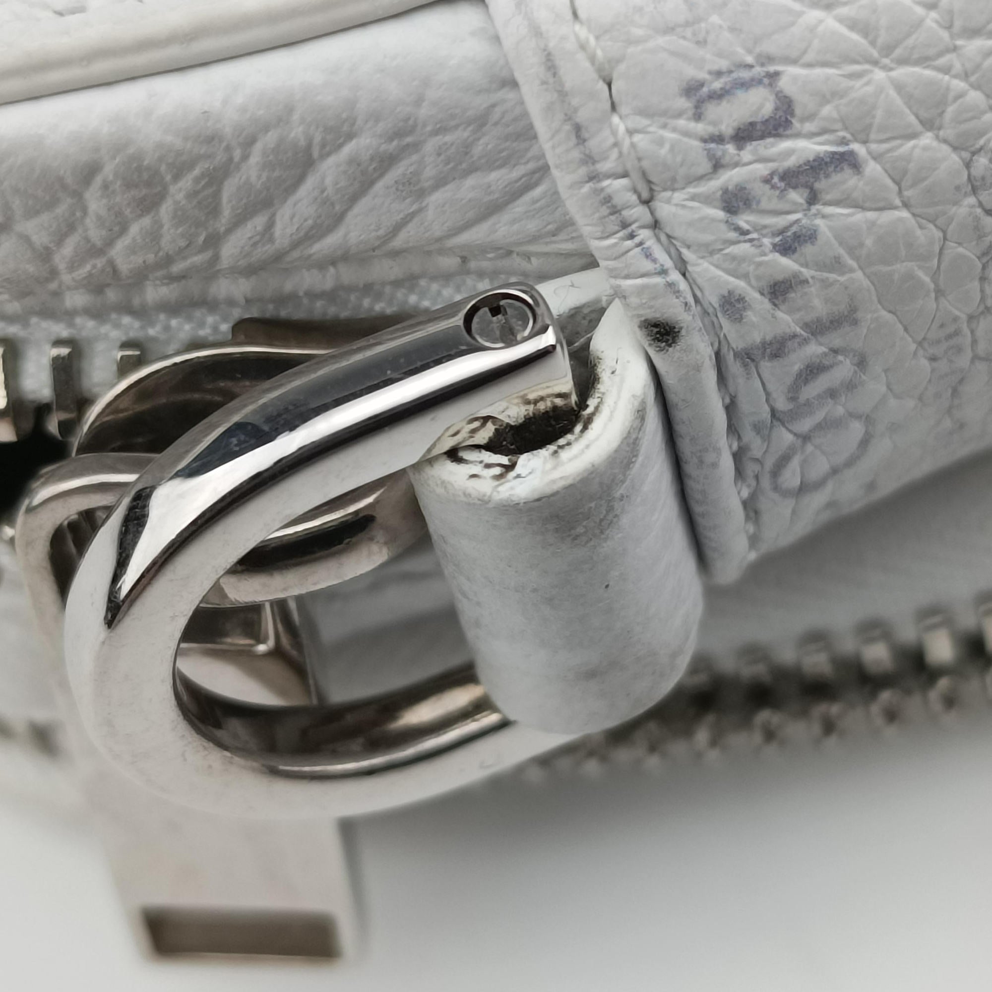 Daniel Arsham collaboration Newspaper Print White Leather 10-BO-1119ダニエルアーシャム コラボ ニュースペーパー ホワイト レザー 10-BO-1119
