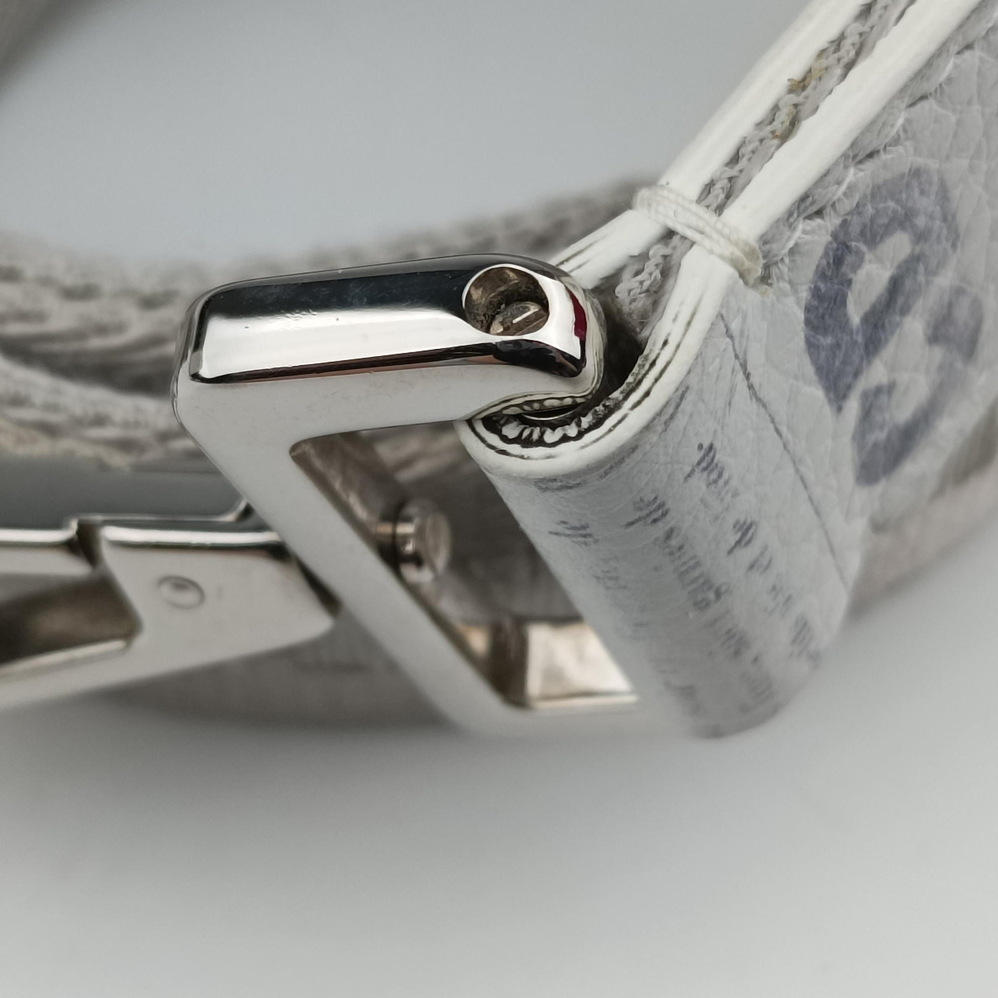 Daniel Arsham collaboration Newspaper Print White Leather 10-BO-1119ダニエルアーシャム コラボ ニュースペーパー ホワイト レザー 10-BO-1119