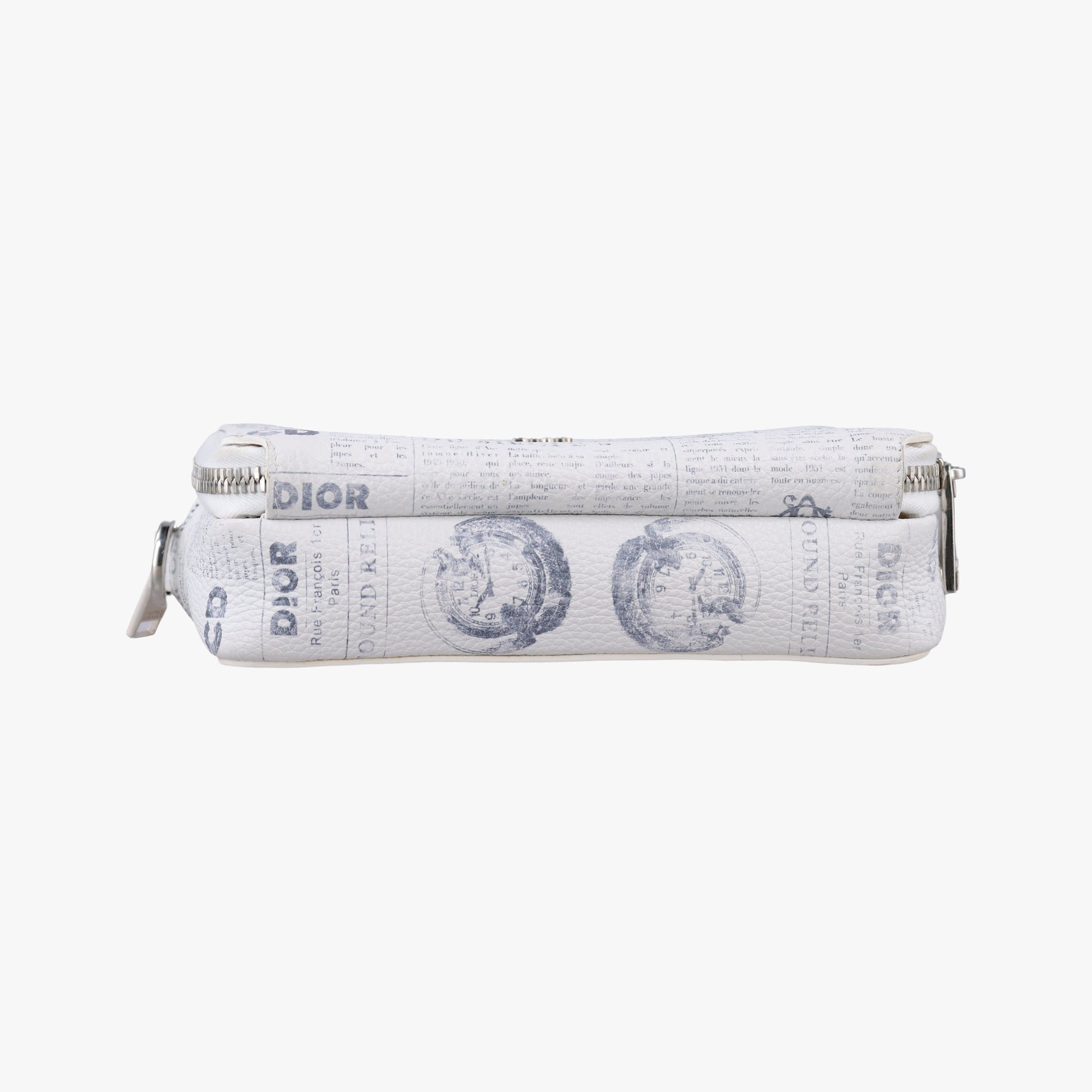 Daniel Arsham collaboration Newspaper Print White Leather 10-BO-1119ダニエルアーシャム コラボ ニュースペーパー ホワイト レザー 10-BO-1119