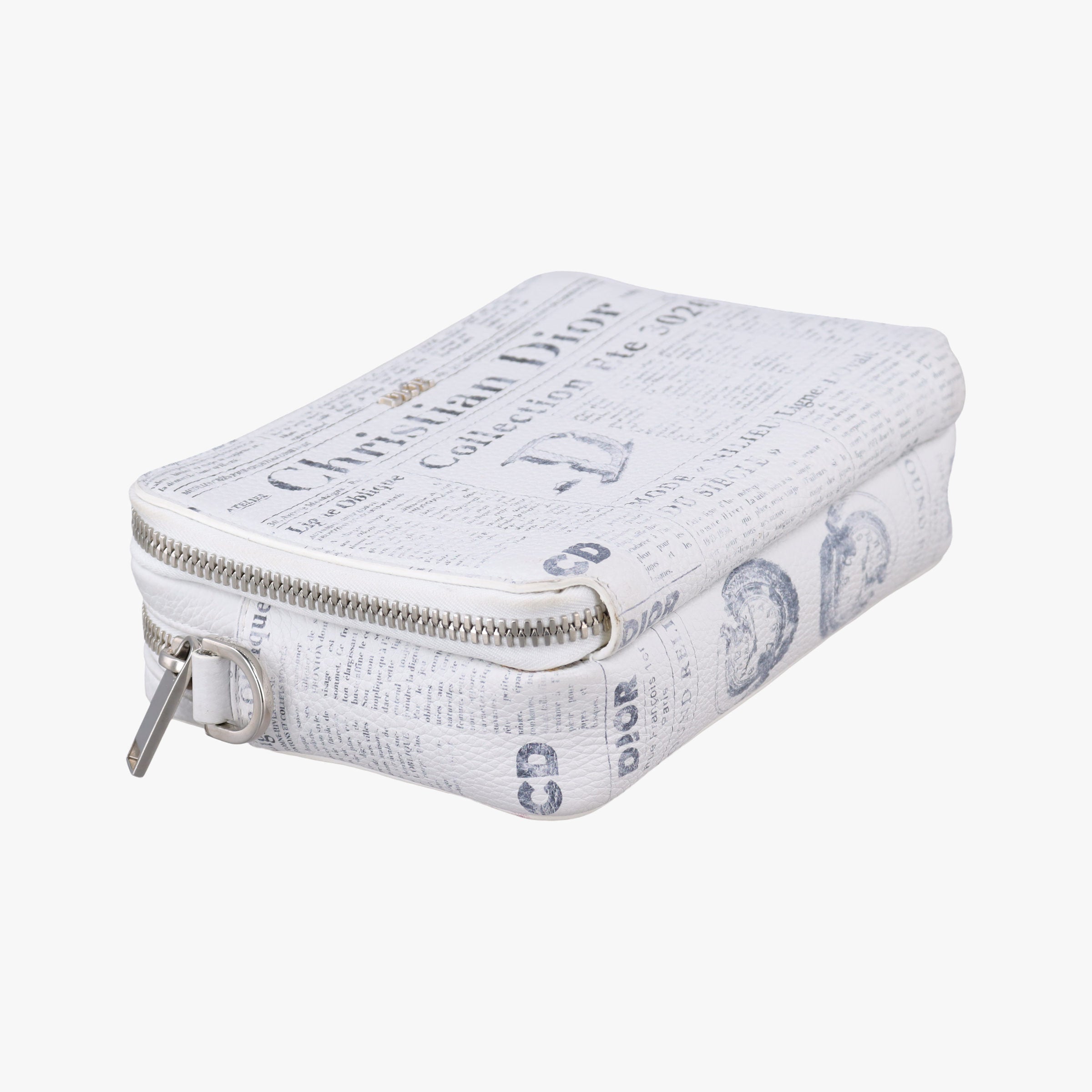 Daniel Arsham collaboration Newspaper Print White Leather 10-BO-1119ダニエルアーシャム コラボ ニュースペーパー ホワイト レザー 10-BO-1119