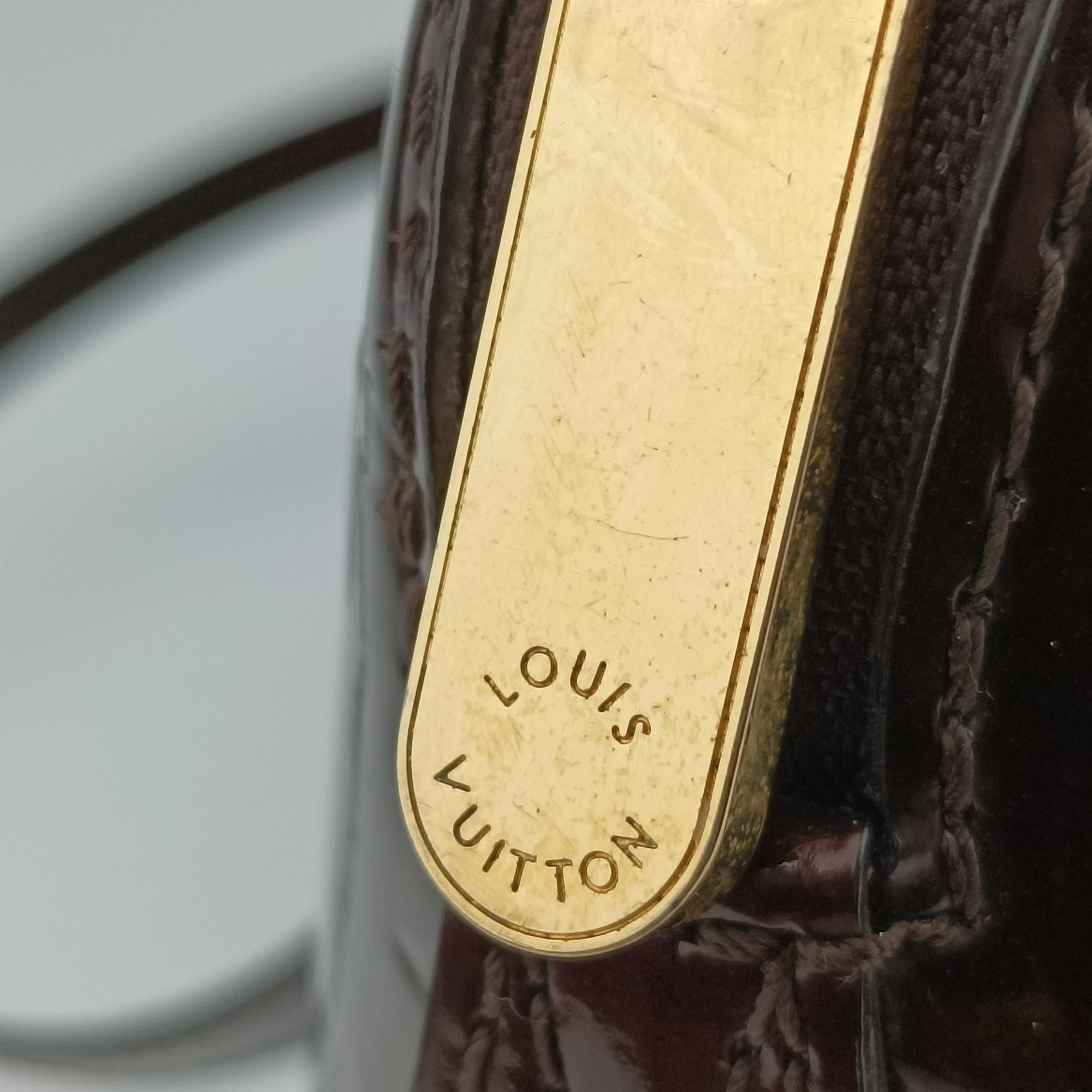 Avalon zip AMARANTE Vernis M91594 SN1122アヴァロン ジップ アマラント ヴェルニ M91594 SN1122
