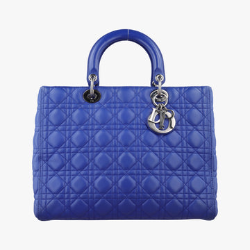 Lady Dior Blue lambskin 18-MA-1122レディディオール ブルー ラムスキン 18-MA-1122