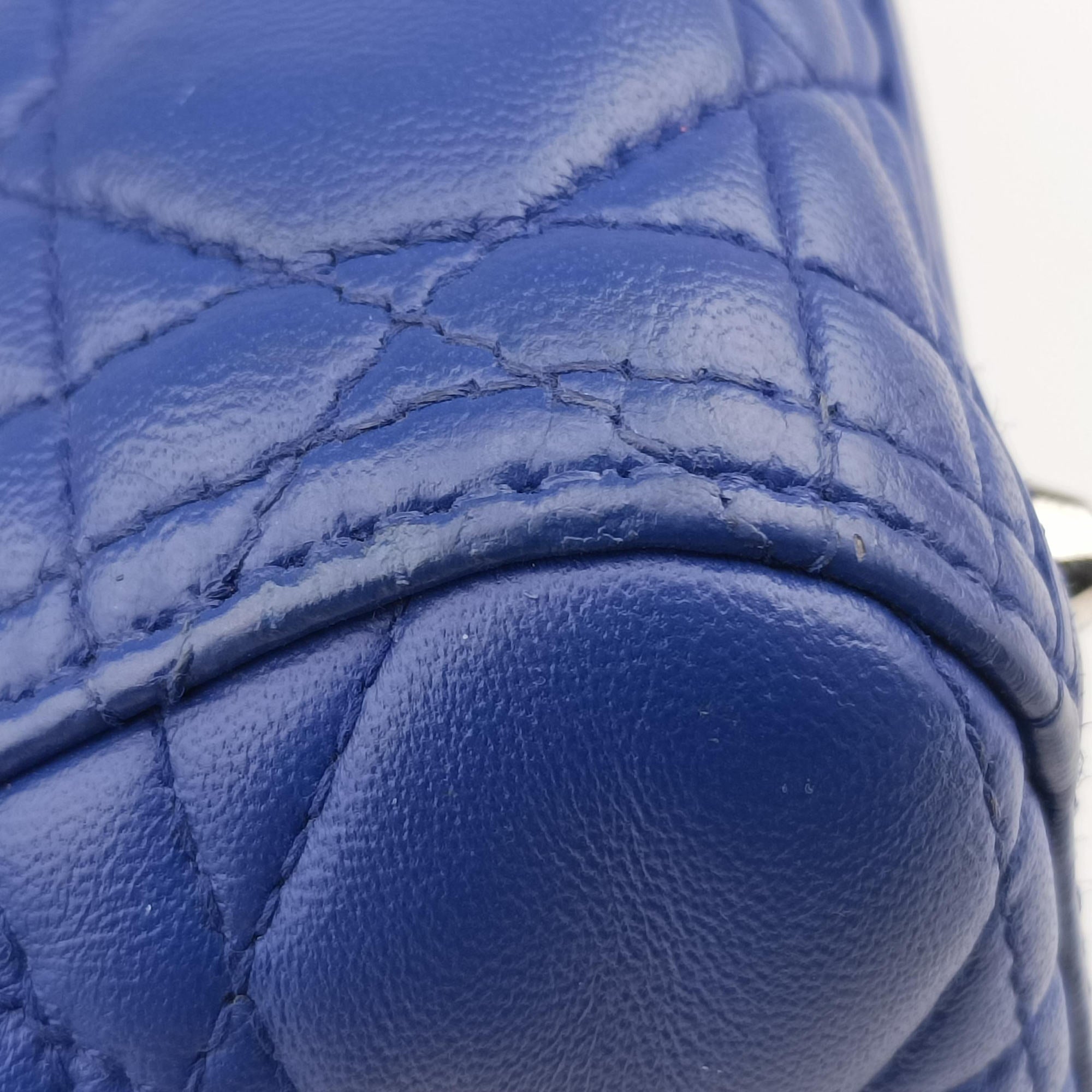 Lady Dior Blue lambskin 18-MA-1122レディディオール ブルー ラムスキン 18-MA-1122