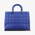 Lady Dior Blue lambskin 18-MA-1122レディディオール ブルー ラムスキン 18-MA-1122