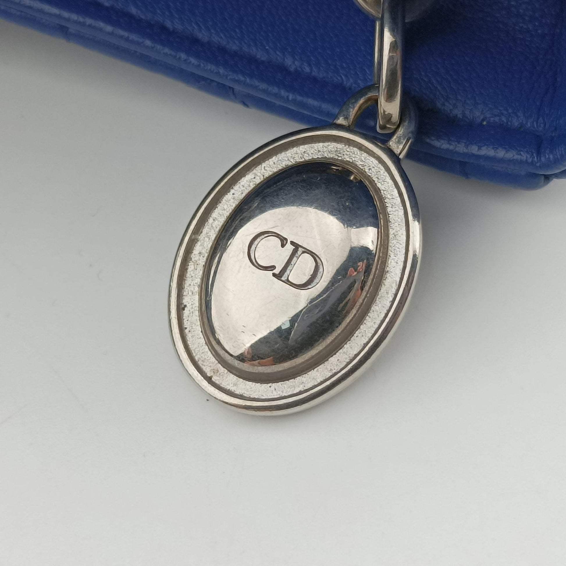 Lady Dior Blue lambskin 18-MA-1122レディディオール ブルー ラムスキン 18-MA-1122