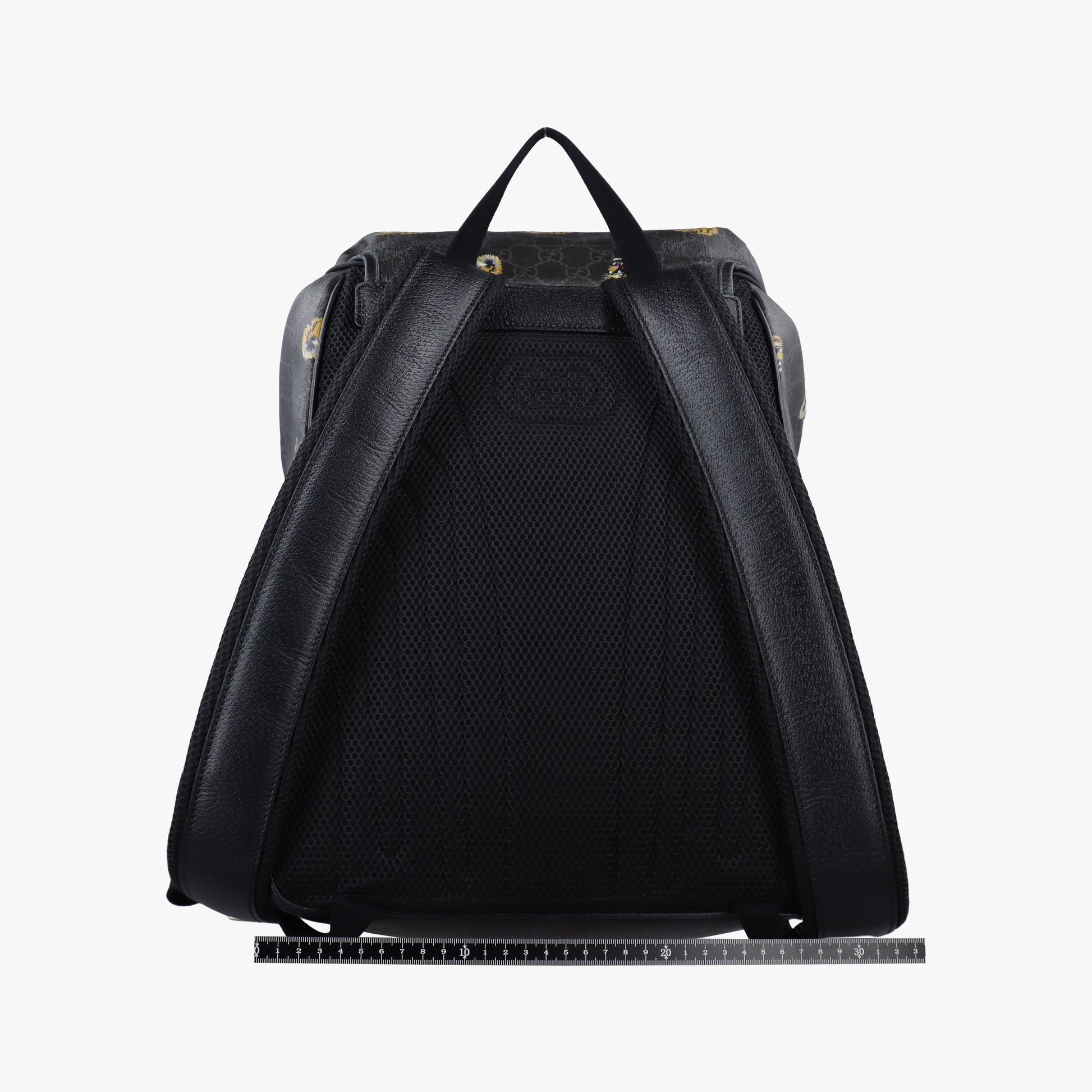 Interlocking G Black GG Supreme Canvas × Leather 696013 H038572483インターロッキングG ブラック GGスプリームキャンバス × レザー 696013 H038572483