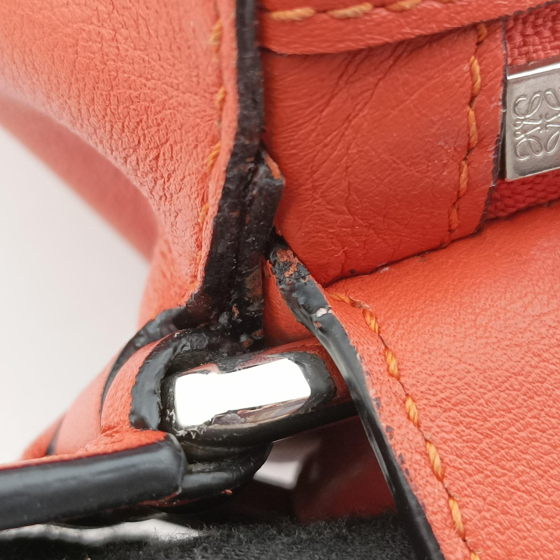 Puzzle Bag Medium Orange Leather 471504パズルバッグ ミディアム オレンジ レザー 471504