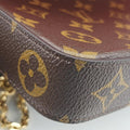 2022 Christmas Animation China Chengdu Pochette Felicie Brown×multi Monogram Coated Canvas IC Chip2022年クリスマスアニメーション 中国成都 ポシェットフェリシエ モノグラム/ブラウン×マルチ モノグラム コーテッドキャンバス ICチップ
