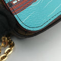2022 Christmas Animation China Chengdu Pochette Felicie Brown×multi Monogram Coated Canvas IC Chip2022年クリスマスアニメーション 中国成都 ポシェットフェリシエ モノグラム/ブラウン×マルチ モノグラム コーテッドキャンバス ICチップ