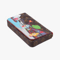 2022 Christmas Animation China Chengdu Pochette Felicie Brown×multi Monogram Coated Canvas IC Chip2022年クリスマスアニメーション 中国成都 ポシェットフェリシエ モノグラム/ブラウン×マルチ モノグラム コーテッドキャンバス ICチップ