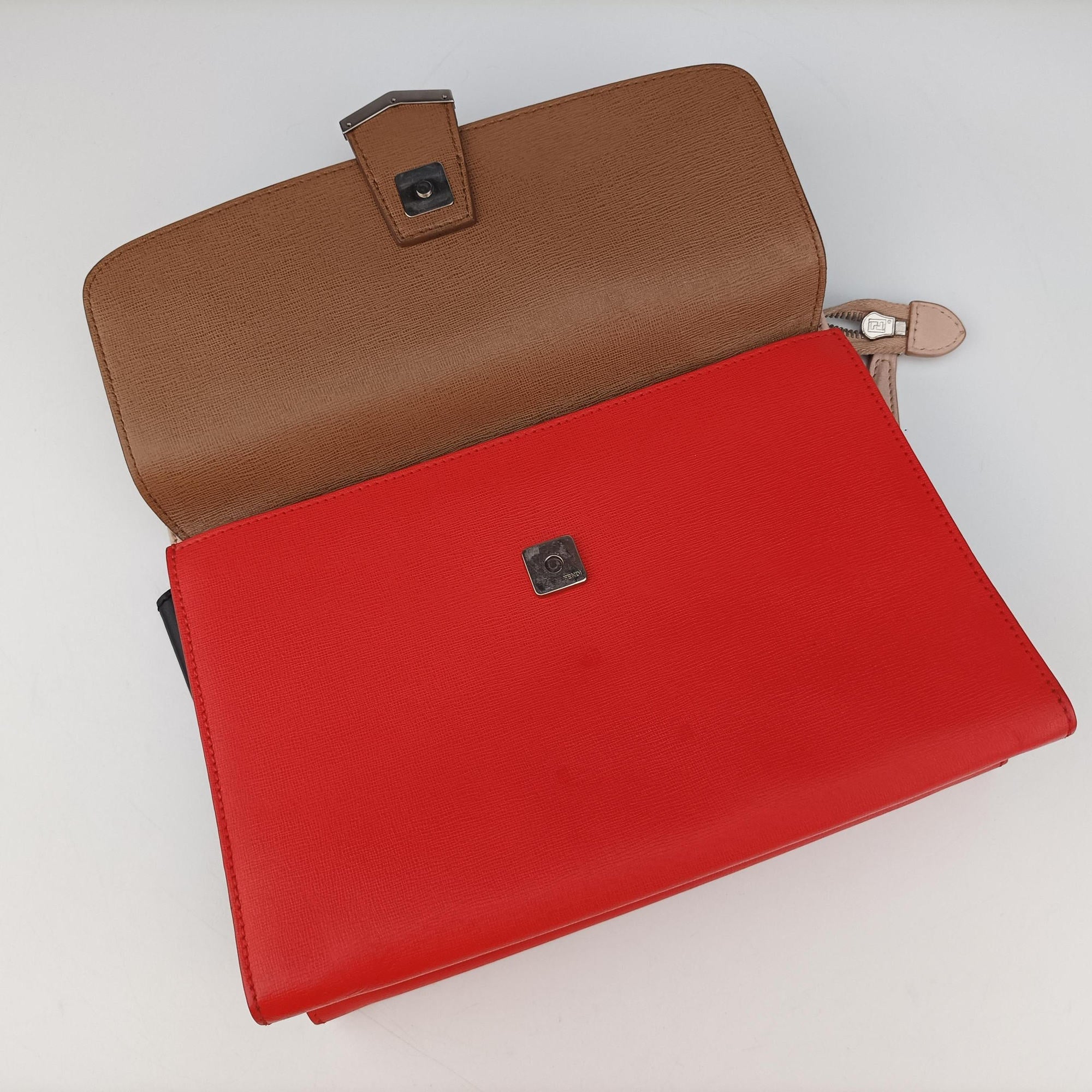 Demi Jour Red × Brown Leather 8BT222 8BT222-N5N 148-2372デミジュール レッド × ブラウン レザー 8BT222 8BT222-N5N 148-2372