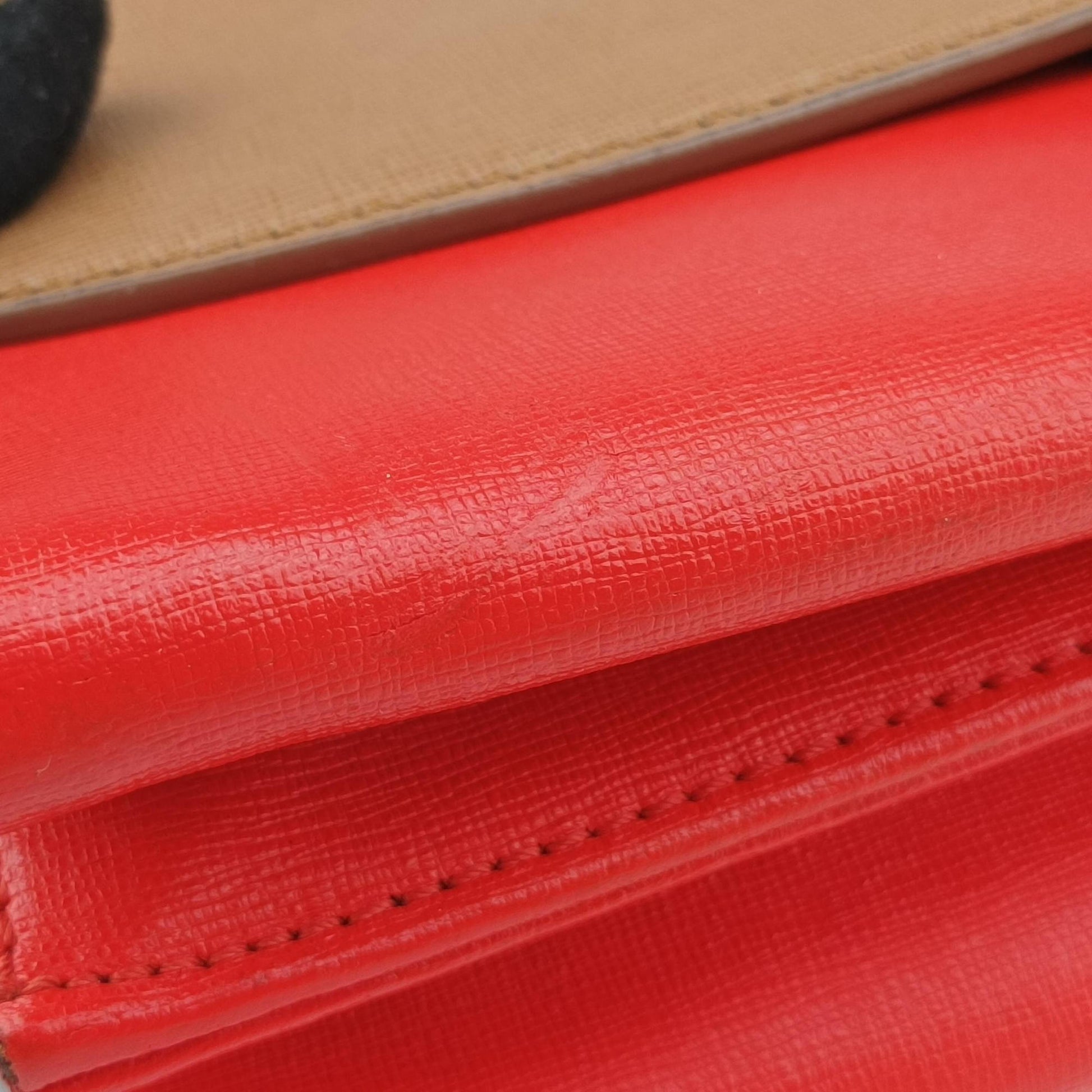 Demi Jour Red × Brown Leather 8BT222 8BT222-N5N 148-2372デミジュール レッド × ブラウン レザー 8BT222 8BT222-N5N 148-2372