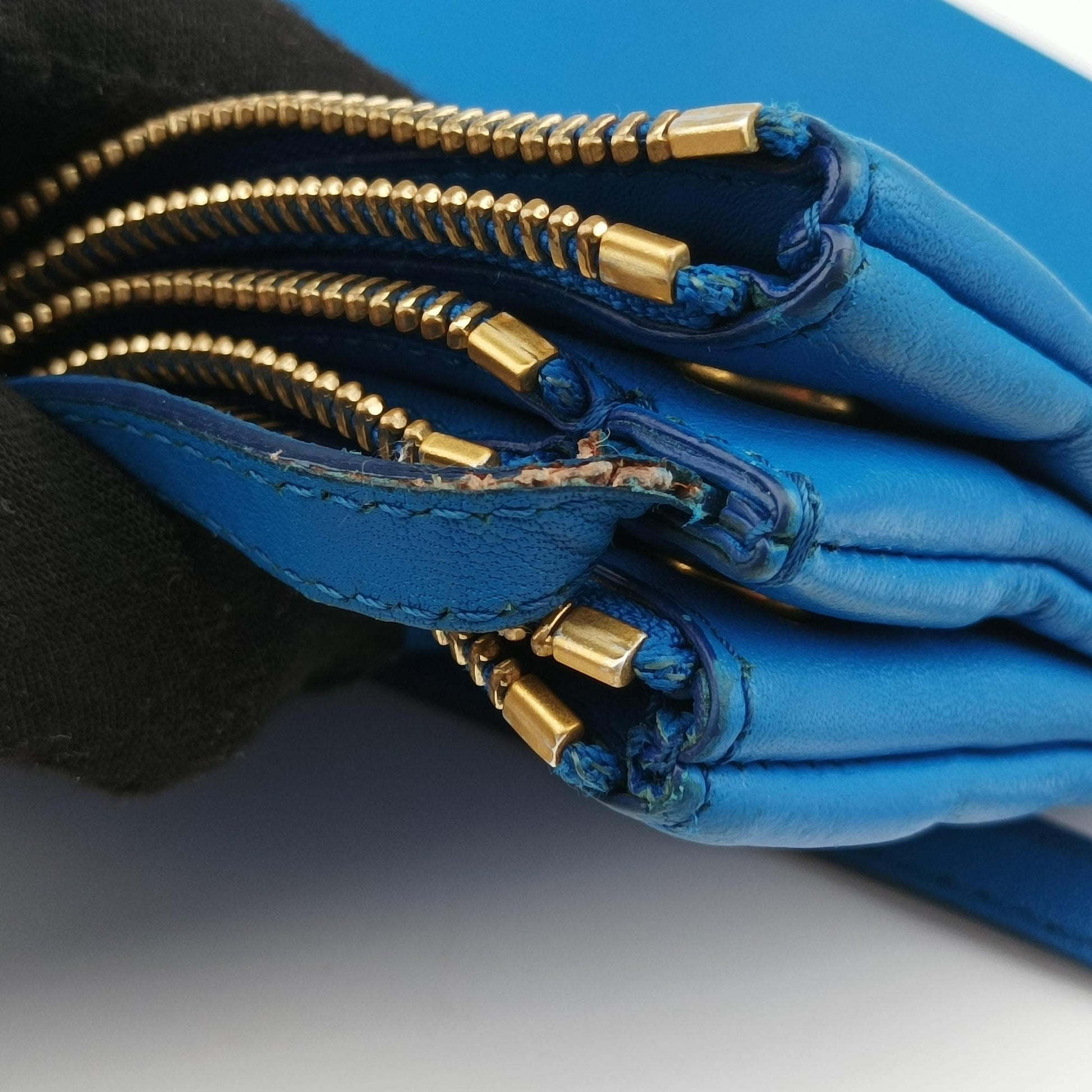 TRIO Blue Leather W-PA-0162トリオ ブルー レザー W-PA-0162