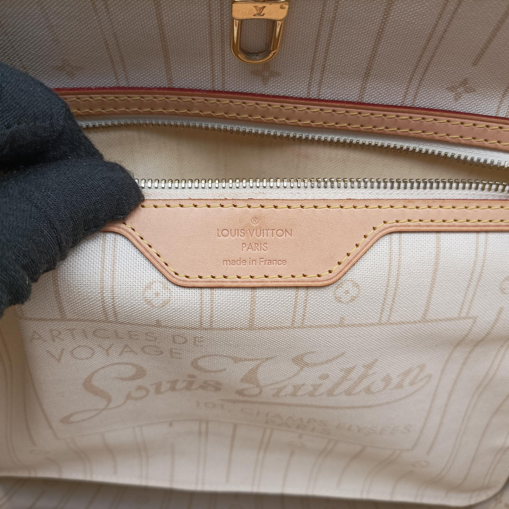 Neverfull MM Azur Damier Canvas N51107 SA1131ネヴァーフルMM アズール ダミエキャンバス N51107 SA1131