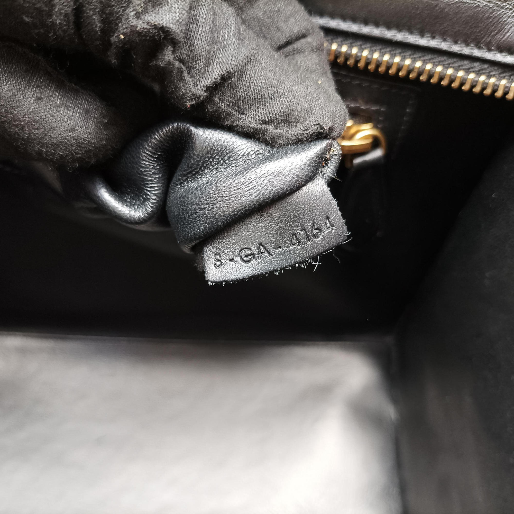 Luggage Micro shopper Black × Ivory × Orange Canvas × Leather S-GA-4164ラゲージマイクロショッパー ブラック × アイボリー × オレンジ キャンバス × レザー S-GA-4164