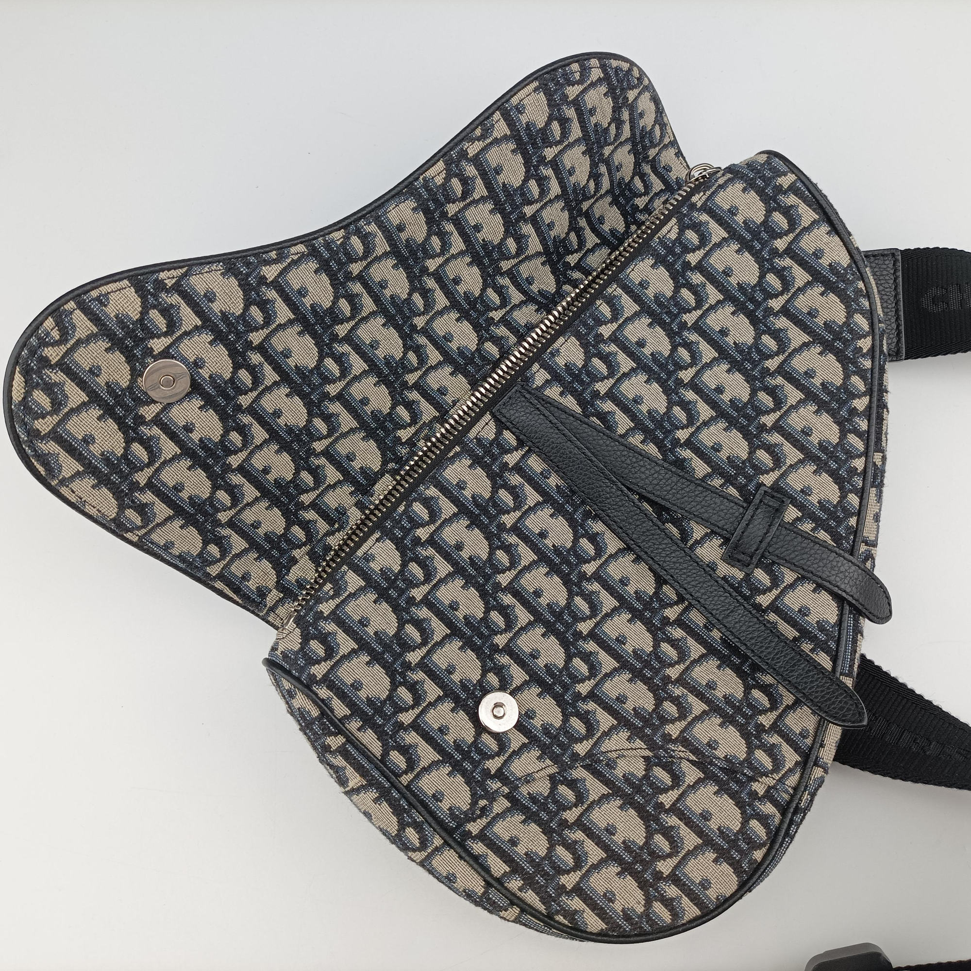 saddle Navy×Gray Jacquard 02-BO-0139サドル ネイビー×グレー ジャガード 02-BO-0139