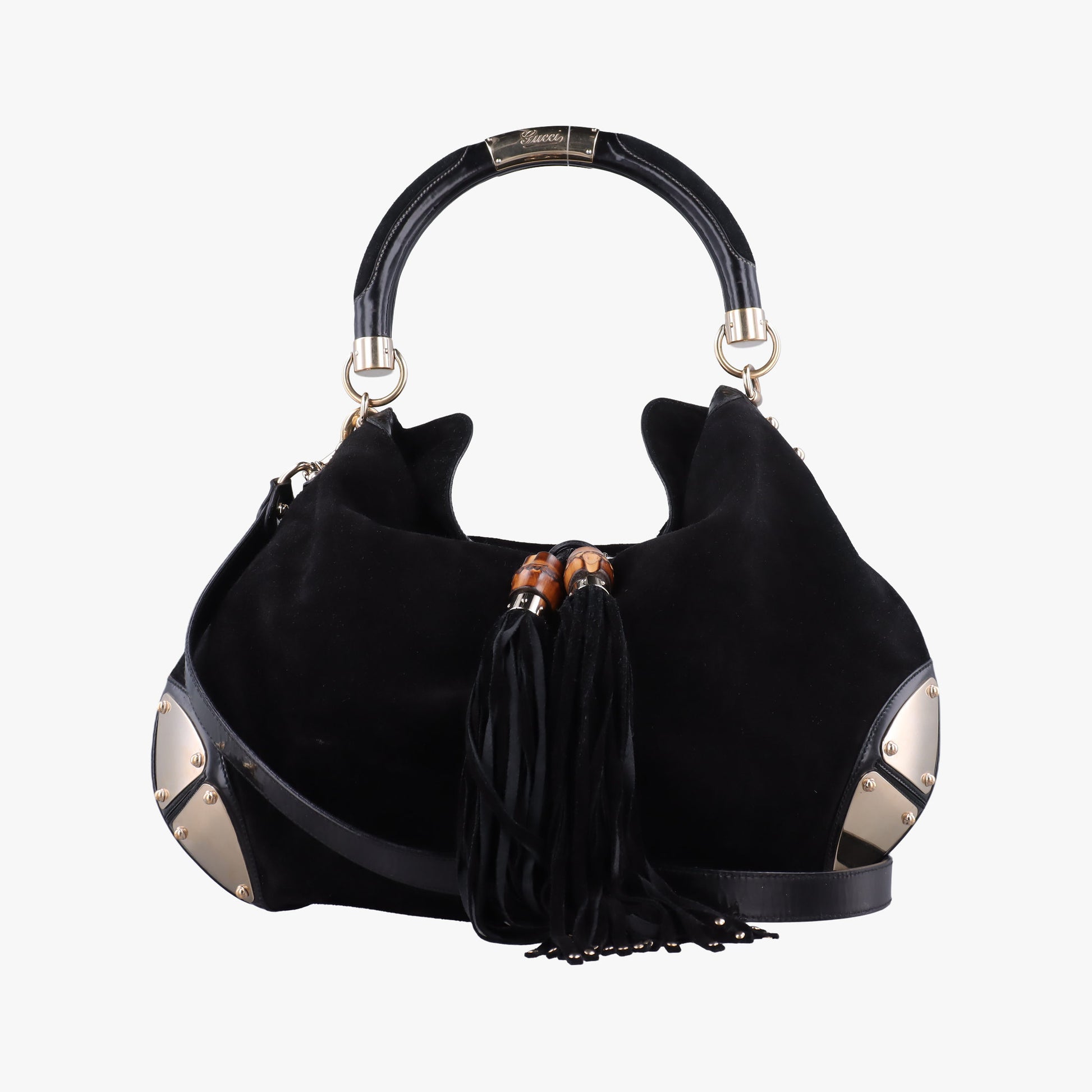 Bamboo Babouska Indy Hobo Black Suede 177088 バンブー バブースカ インディ ホーボー ブラック スエード 177088 