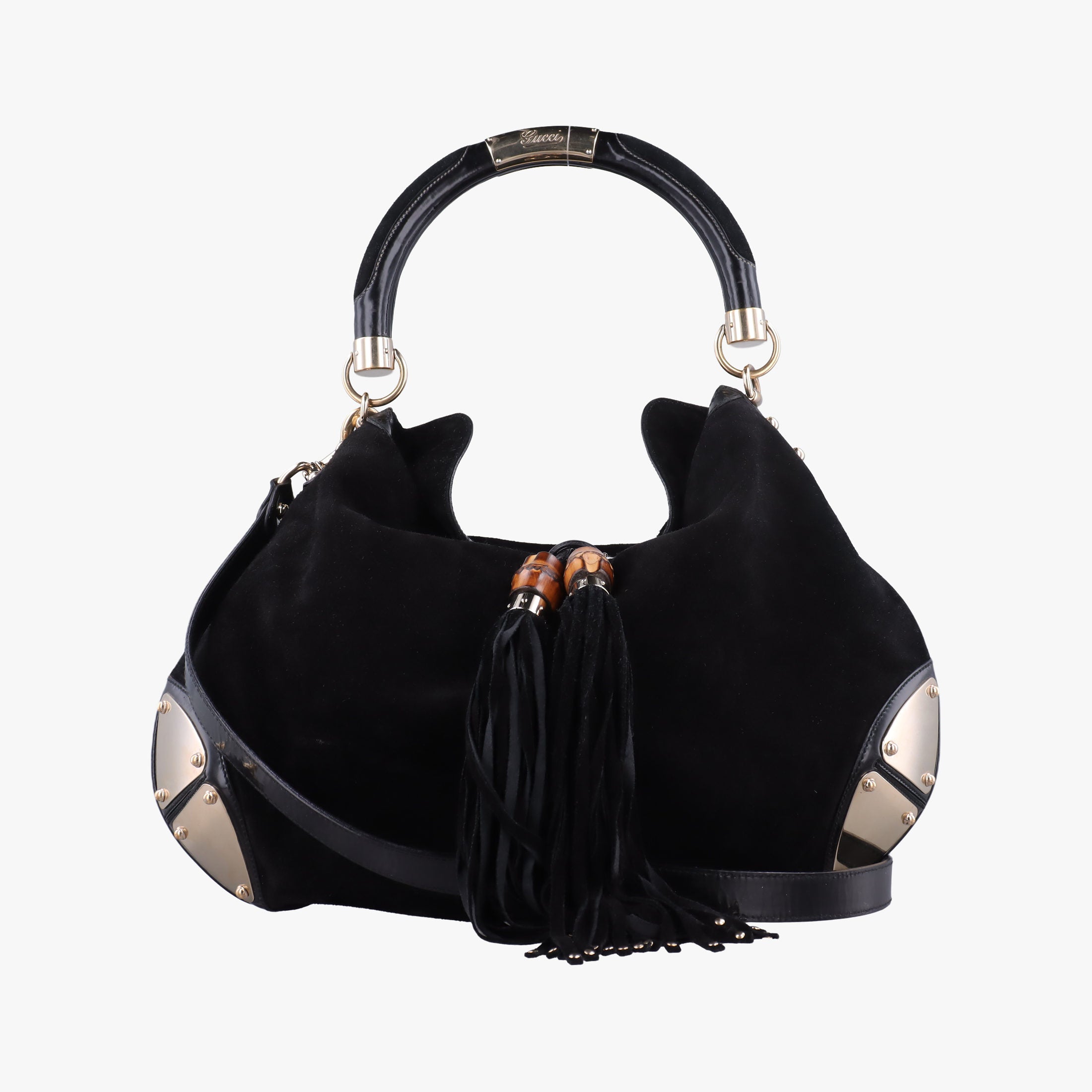 Bamboo Babouska Indy Hobo Black Suede 177088 バンブー バブースカ インディ ホーボー ブラック スエード 177088 