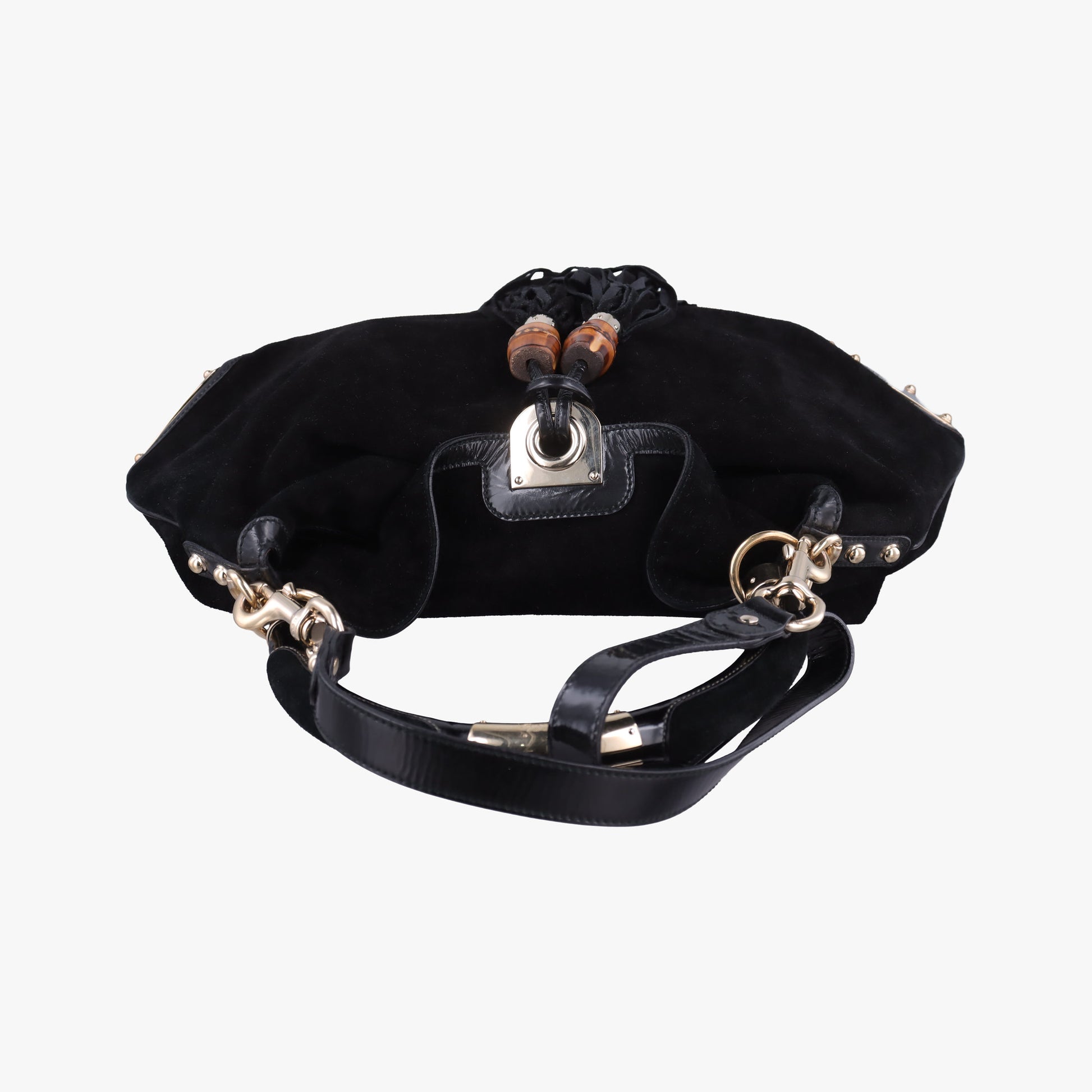 Bamboo Babouska Indy Hobo Black Suede 177088 バンブー バブースカ インディ ホーボー ブラック スエード 177088 