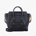 luggage nano shopper Black Leather U-AT-0242 U-CU-0262ラゲージナノショッパー ブラック レザー U-AT-0242 U-CU-0262