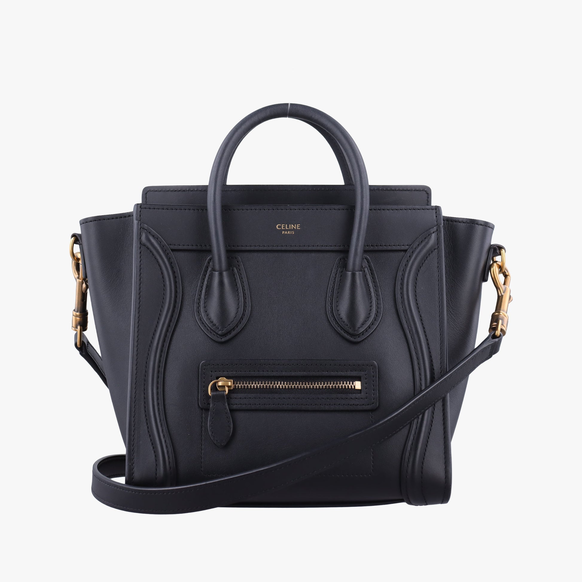 luggage nano shopper Black Leather U-AT-0242 U-CU-0262ラゲージナノショッパー ブラック レザー U-AT-0242 U-CU-0262