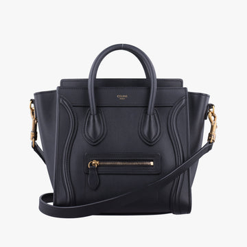 luggage nano shopper Black Leather U-AT-0242 U-CU-0262ラゲージナノショッパー ブラック レザー U-AT-0242 U-CU-0262