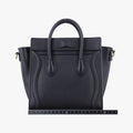 luggage nano shopper Black Leather U-AT-0242 U-CU-0262ラゲージナノショッパー ブラック レザー U-AT-0242 U-CU-0262