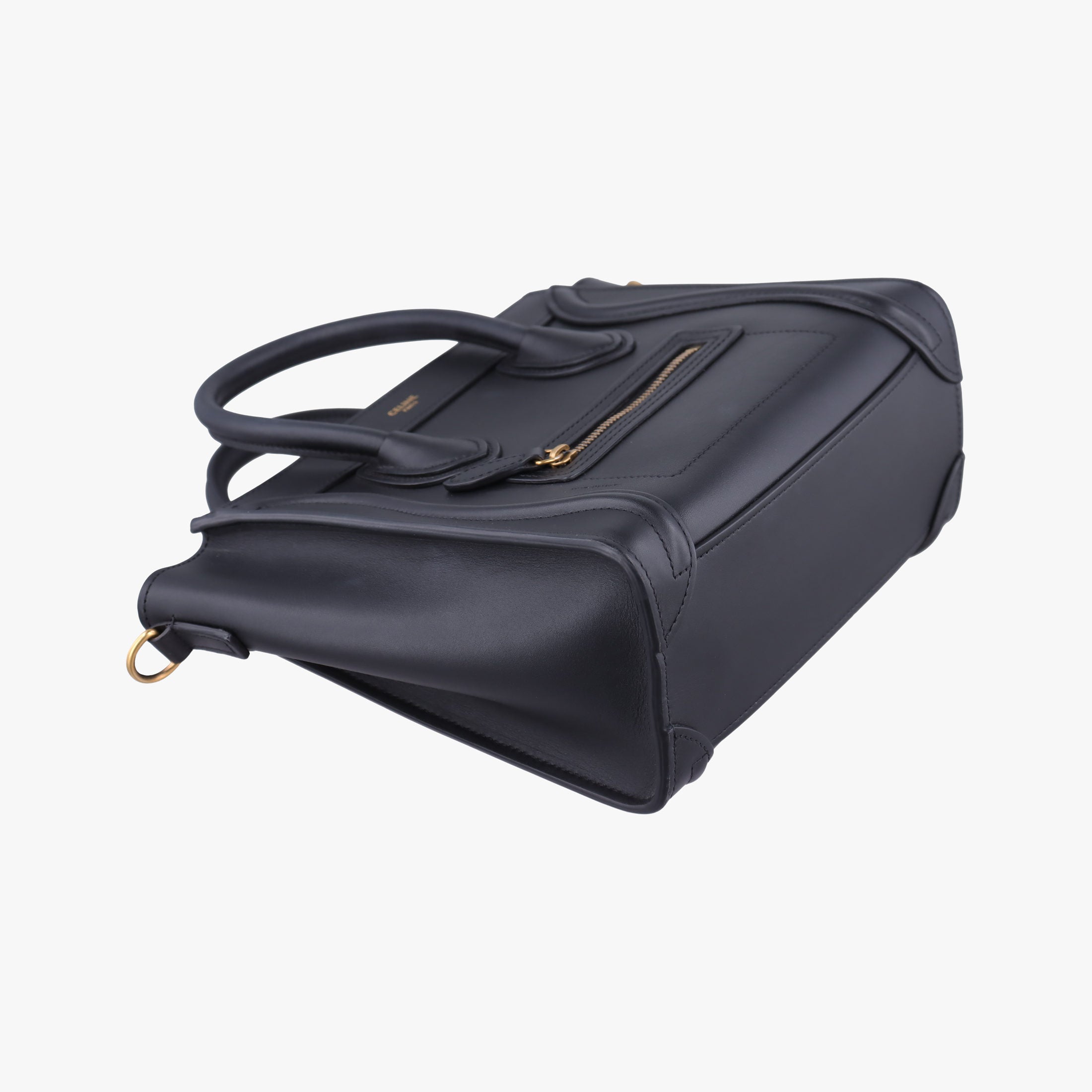 luggage nano shopper Black Leather U-AT-0242 U-CU-0262ラゲージナノショッパー ブラック レザー U-AT-0242 U-CU-0262