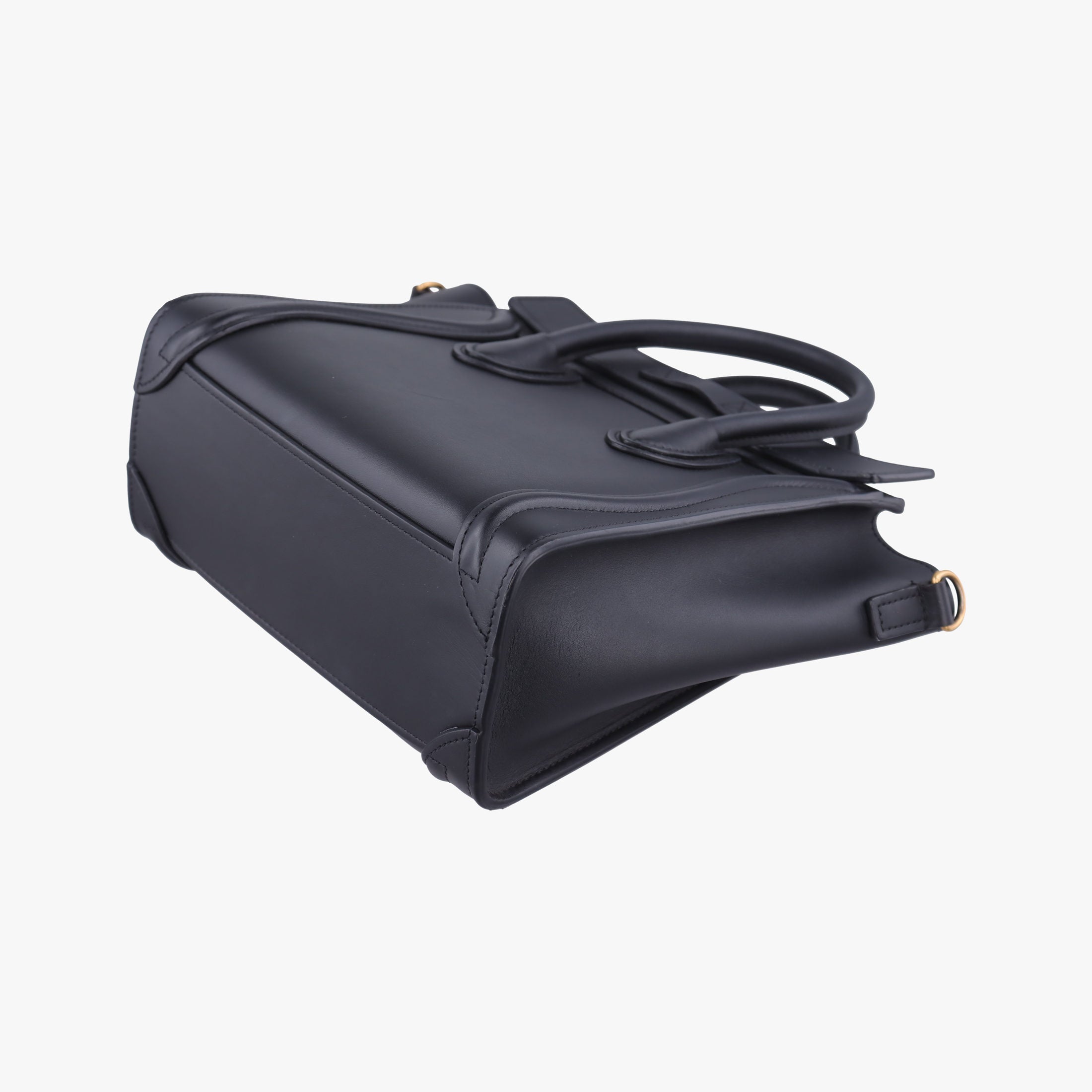 luggage nano shopper Black Leather U-AT-0242 U-CU-0262ラゲージナノショッパー ブラック レザー U-AT-0242 U-CU-0262