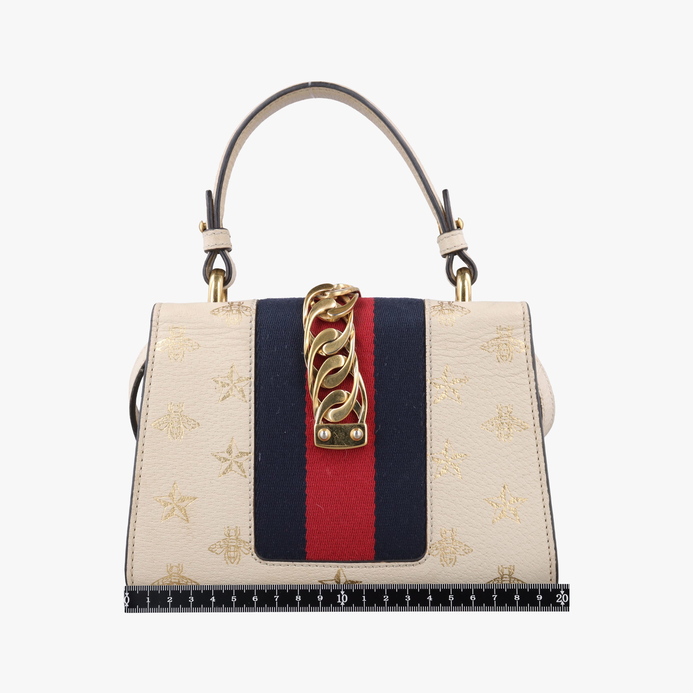 Sylvie White×black×red Leather 470270 B029644716シルヴィ ホワイト×ブラック×レッド レザー 470270 B029644716