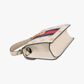 Sylvie White×black×red Leather 470270 B029644716シルヴィ ホワイト×ブラック×レッド レザー 470270 B029644716
