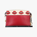 lip print Esplanade Red×white Leather 1BH043 117 Gリッププリント エスプラナード レッド×ホワイト レザー 1BH043 117 G