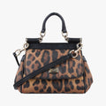 SICILY Leopard Multicolour PVC coated canvas シシリー レオパード マルチカラー PVCコーティングキャンバス 
