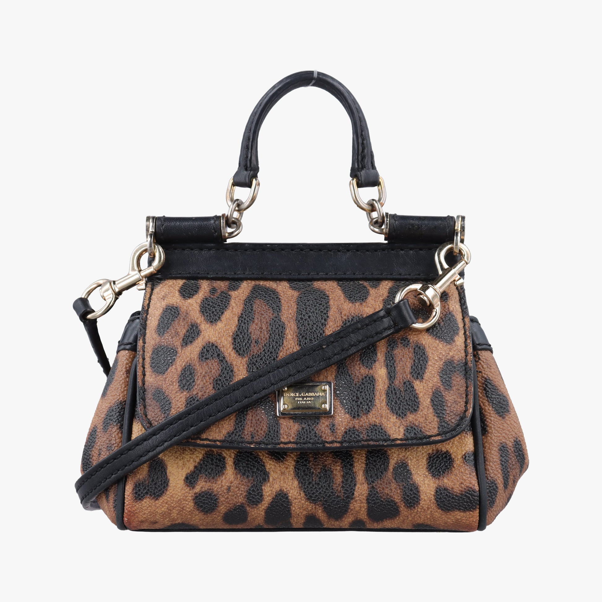SICILY Leopard Multicolour PVC coated canvas シシリー レオパード マルチカラー PVCコーティングキャンバス 