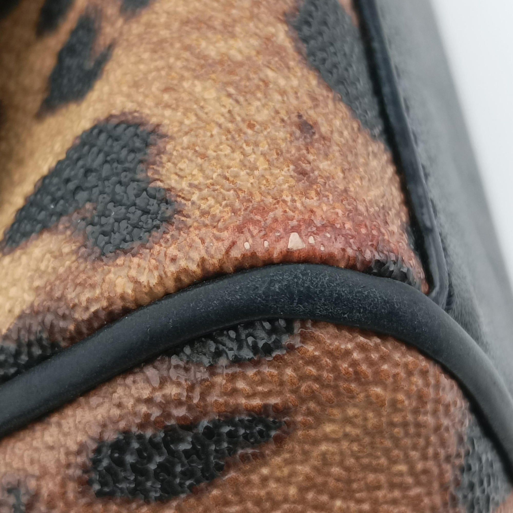 SICILY Leopard Multicolour PVC coated canvas シシリー レオパード マルチカラー PVCコーティングキャンバス 
