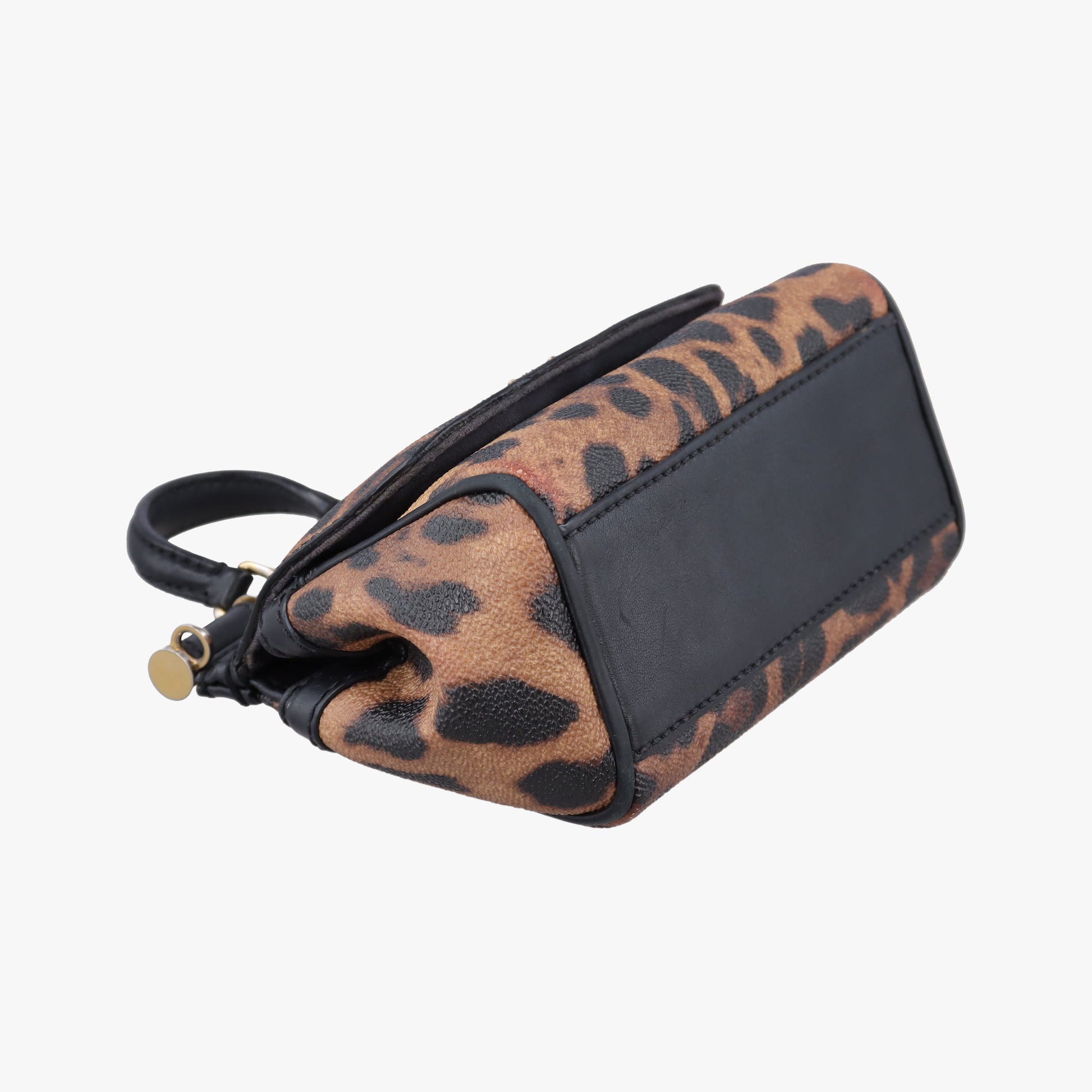 SICILY Leopard Multicolour PVC coated canvas シシリー レオパード マルチカラー PVCコーティングキャンバス 