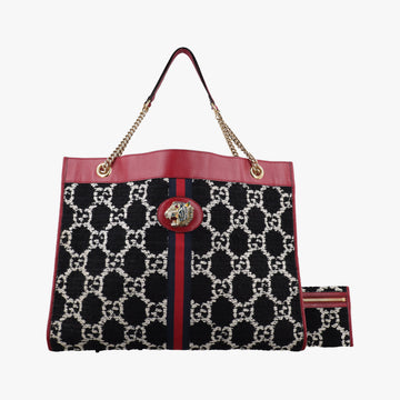 Rajah Black × Red × Multi Tweed × Leather 537219 G030589910ラジャ ブラック×レッド×マルチ ツイード×レザー 537219 G030589910