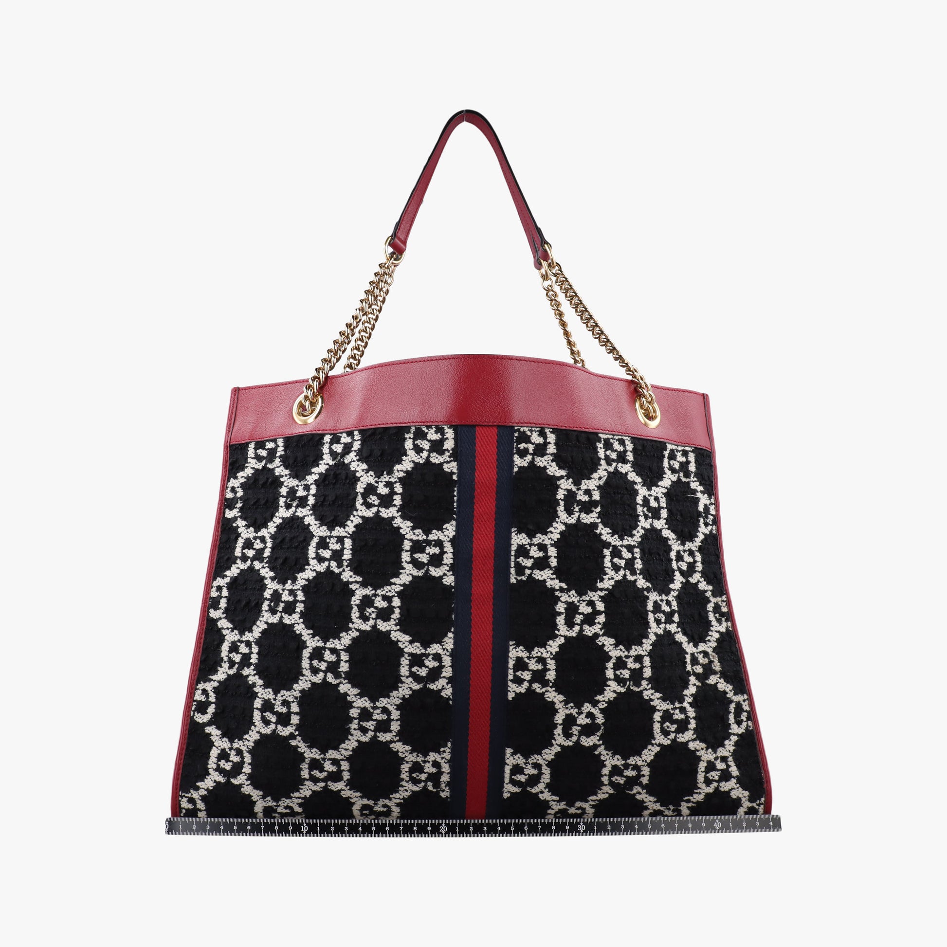 Rajah Black × Red × Multi Tweed × Leather 537219 G030589910ラジャ ブラック×レッド×マルチ ツイード×レザー 537219 G030589910