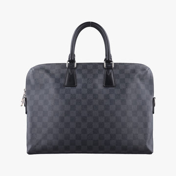 Porte Documents Jour Noir Damier Graphite N48224 SR2143ポルトドキュマン ジュール ノワール ダミエ グラフィット N48224 SR2143