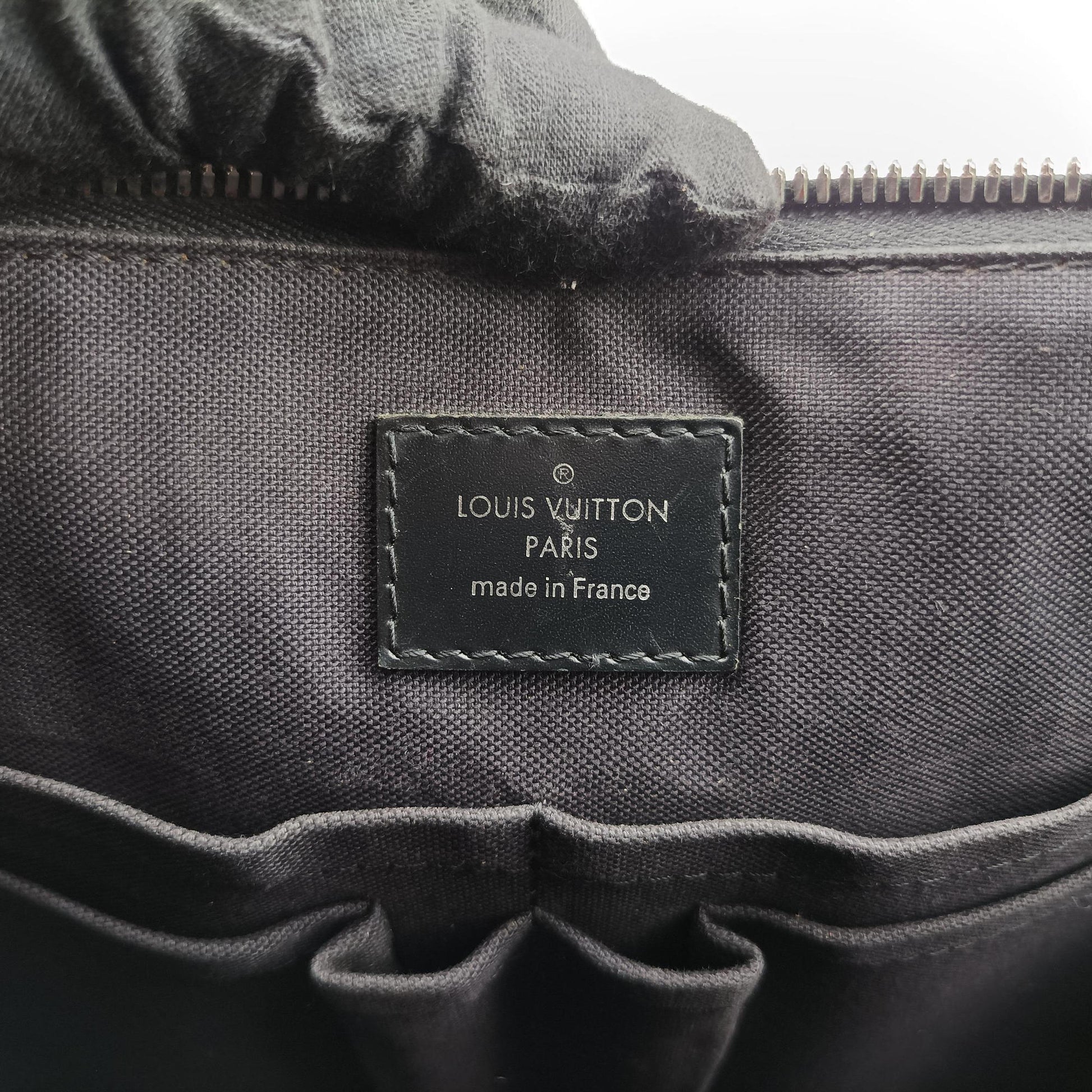 Porte Documents Jour Noir Damier Graphite N48224 SR2143ポルトドキュマン ジュール ノワール ダミエ グラフィット N48224 SR2143