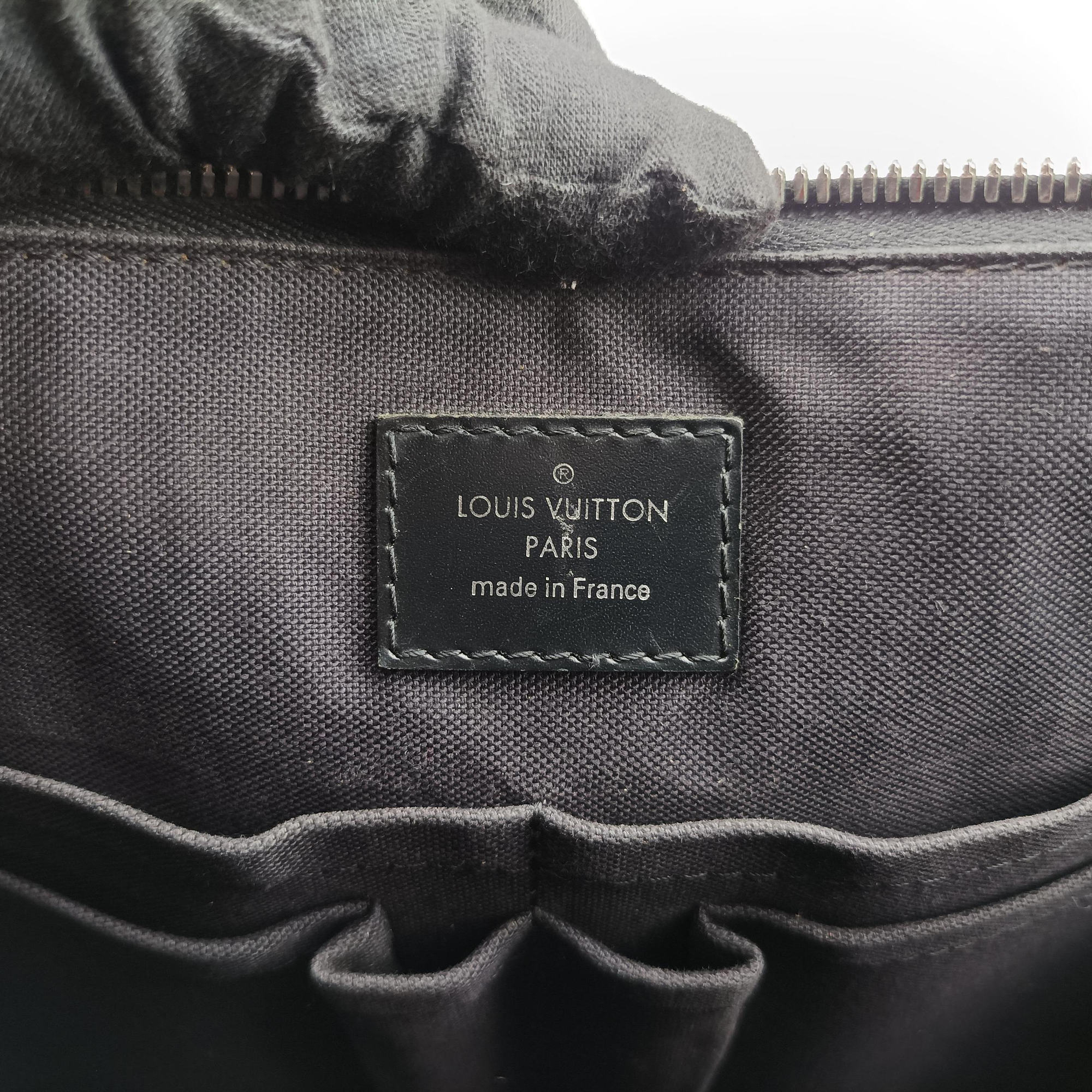 Porte Documents Jour Noir Damier Graphite N48224 SR2143ポルトドキュマン ジュール ノワール ダミエ グラフィット N48224 SR2143