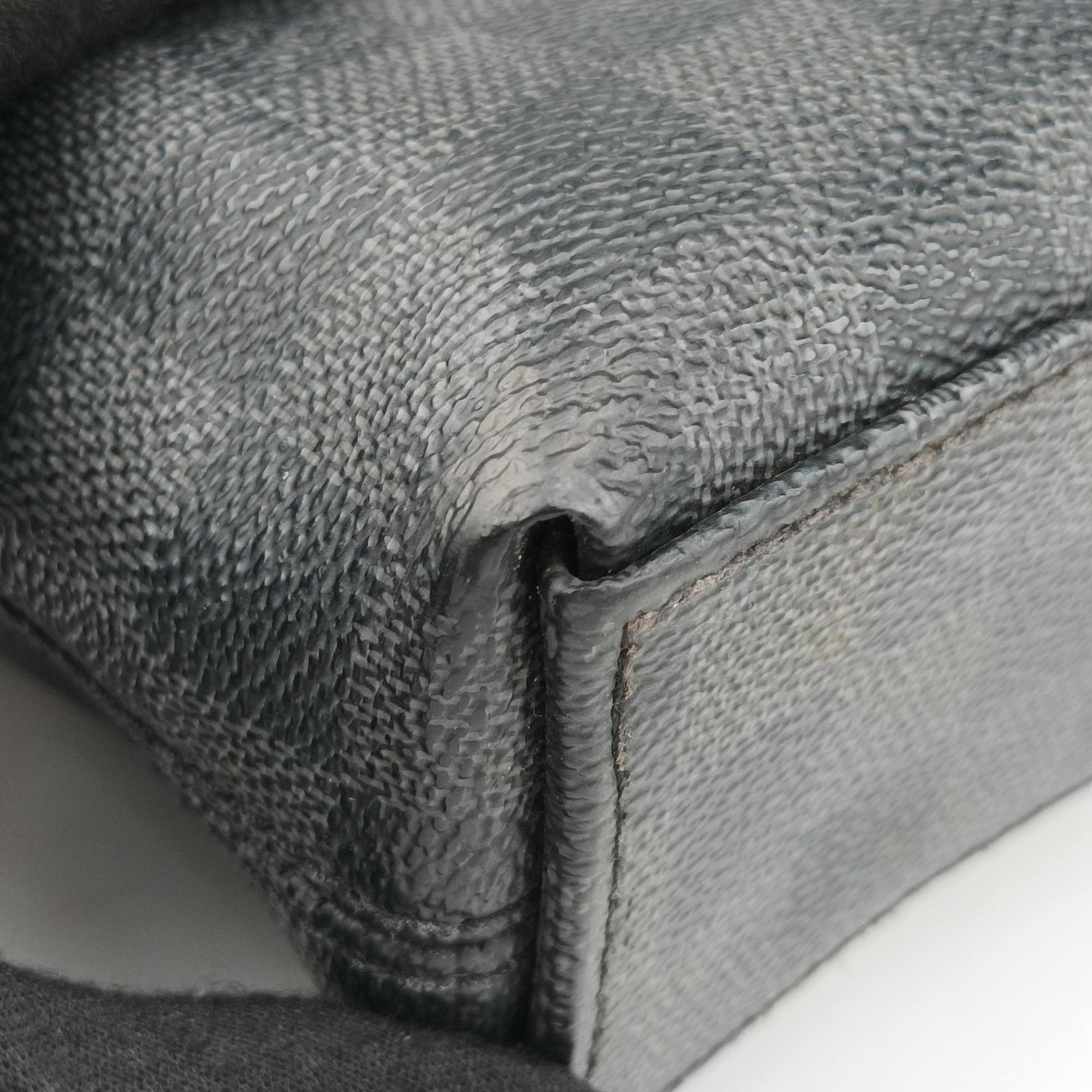Porte Documents Jour Noir Damier Graphite N48224 SR2143ポルトドキュマン ジュール ノワール ダミエ グラフィット N48224 SR2143