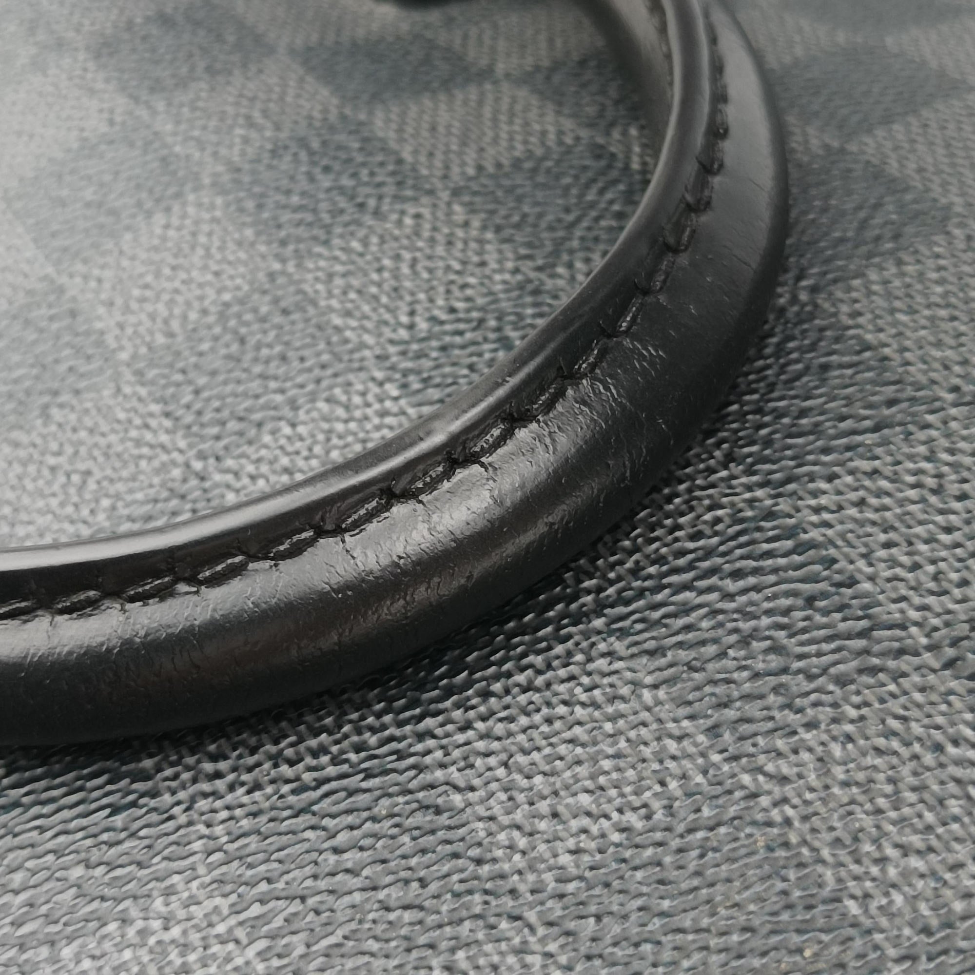 Porte Documents Jour Noir Damier Graphite N48224 SR2143ポルトドキュマン ジュール ノワール ダミエ グラフィット N48224 SR2143