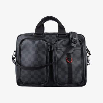Utility Business Black Damier Graphite N40278 BA3210ユーティリティ ビジネス ブラック系 ダミエ グラフィット N40278 BA3210