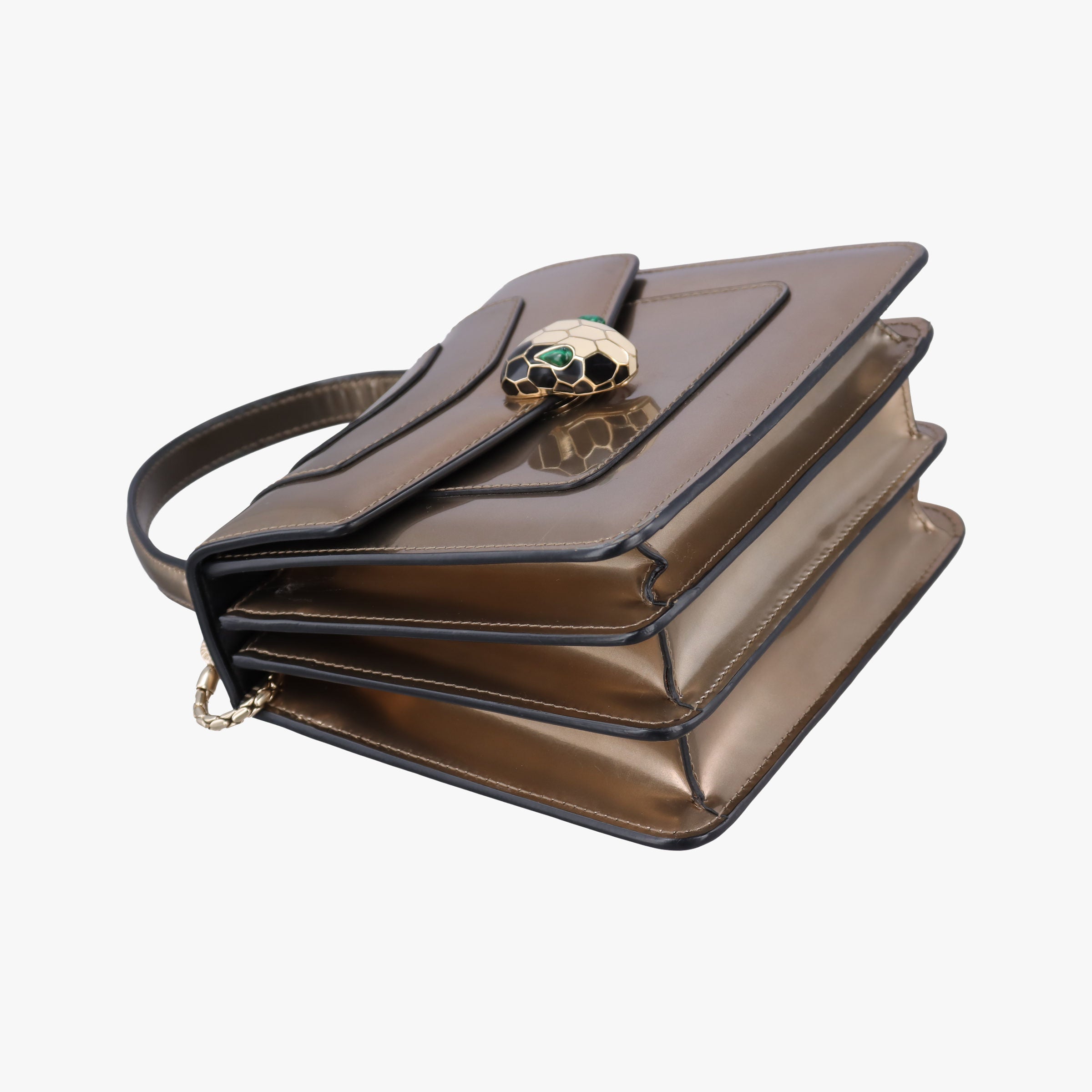 SERPENTI FOREVER Golden Enamel 2608461Yセルペンティ フォーエバー ゴールド エナメル 2608461Y