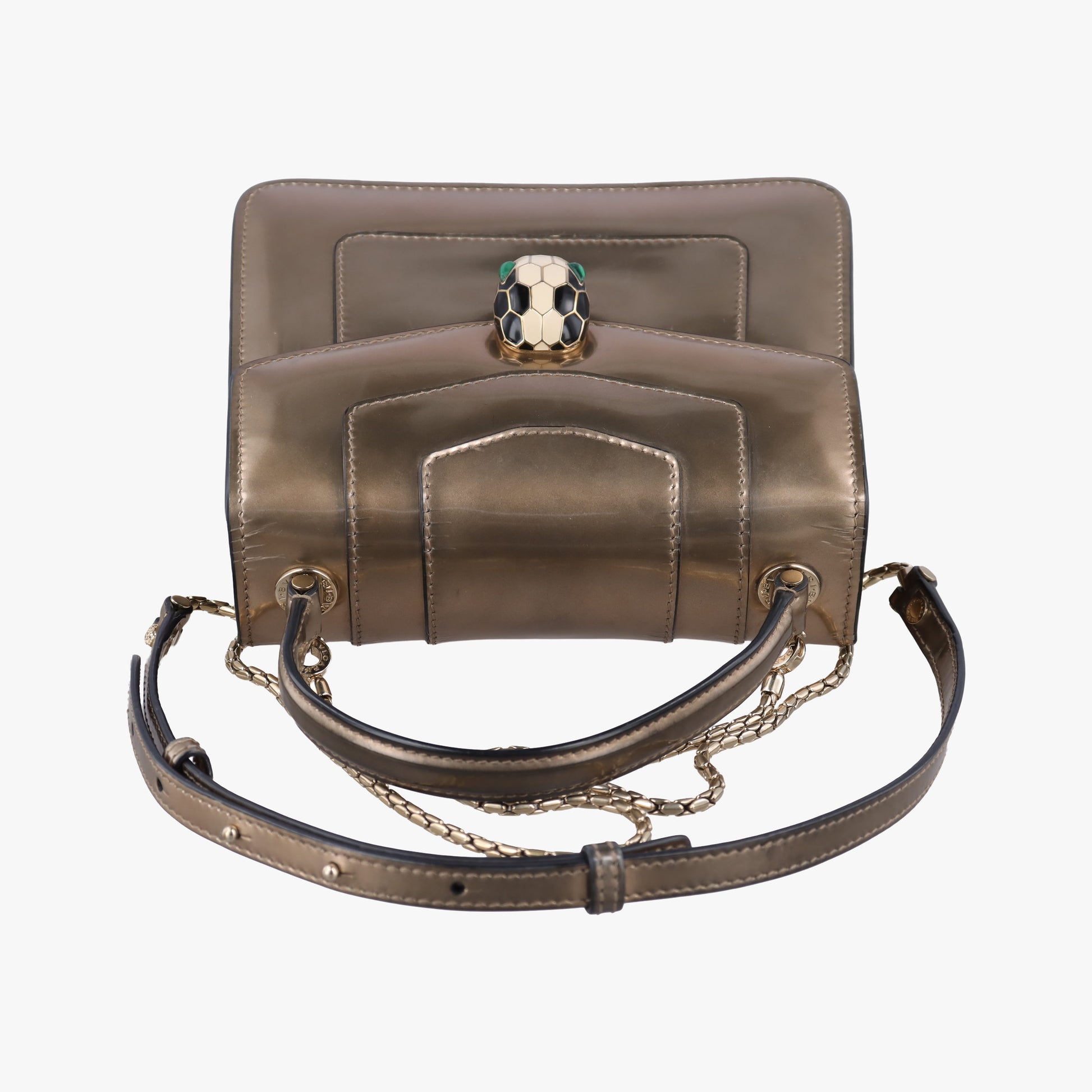 SERPENTI FOREVER Golden Enamel 2608461Yセルペンティ フォーエバー ゴールド エナメル 2608461Y