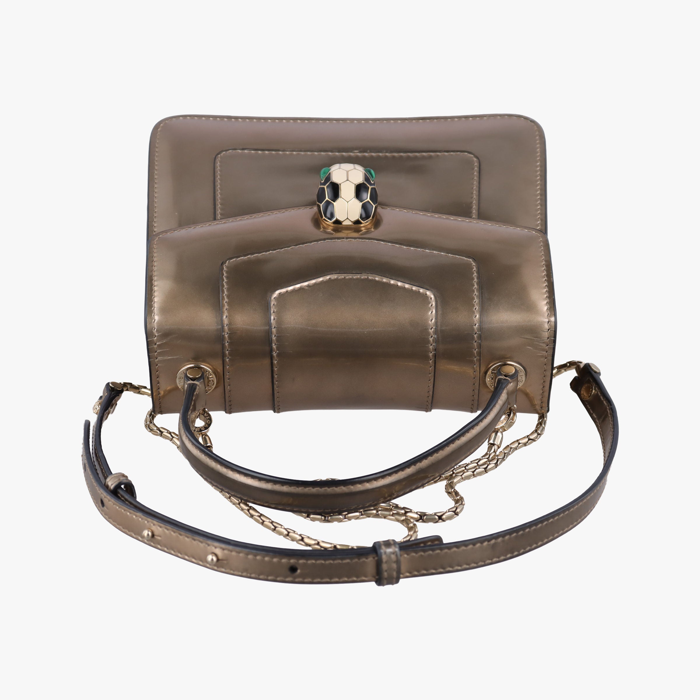 SERPENTI FOREVER Golden Enamel 2608461Yセルペンティ フォーエバー ゴールド エナメル 2608461Y