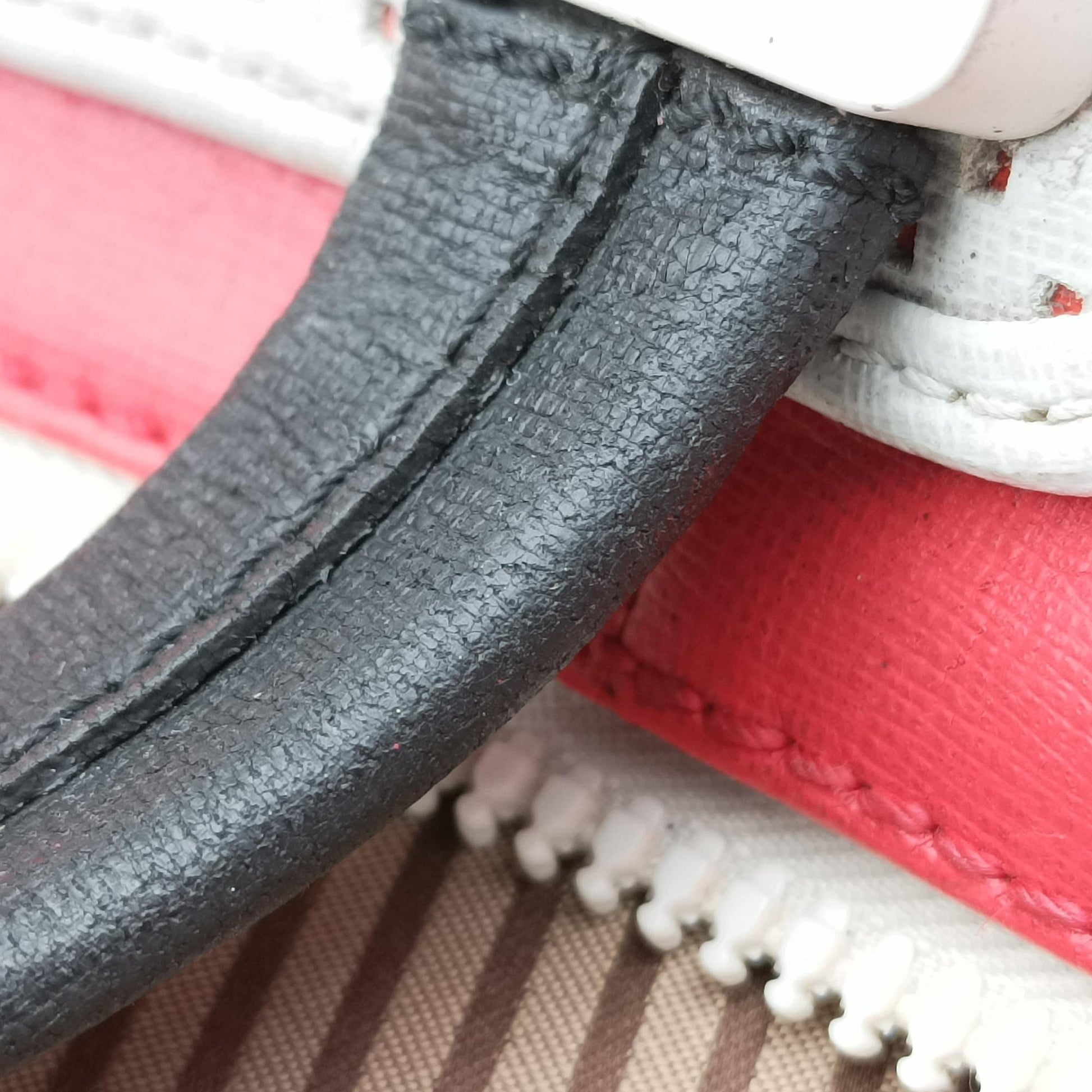 Chameleon Coral Red×Light Gray×Black  Leather 8BL114 8BL114-A0T 128-2461カメレオン レッド × ライトグレー ×ブラック レザー 8BL114 8BL114-A0T 128-2461