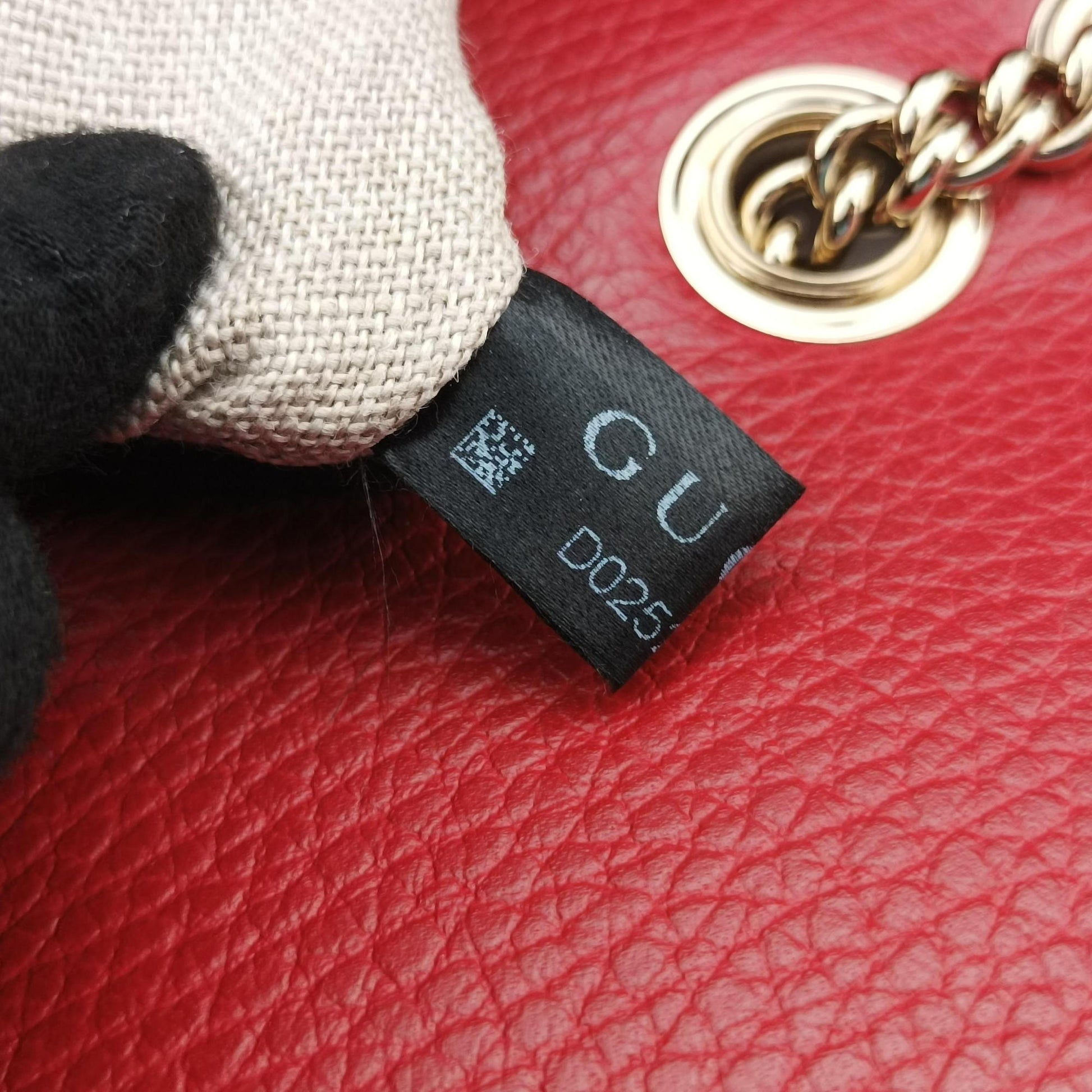 Interlocking G Red Leather 510303 D025270845インターロッキングG レッド レザー 510303 D025270845
