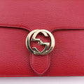 Interlocking G Red Leather 510303 D025270845インターロッキングG レッド レザー 510303 D025270845